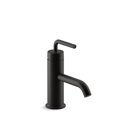 Kohler Purist Single-Handle Bathroom Sink Faucet With Straight Lever Handle 14402-4A-BL